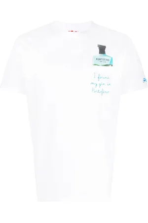 MC2 SAINT BARTH Camiseta con botella estampada