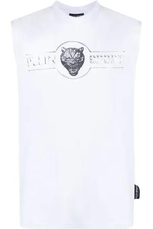 Philipp Plein Top con logo estampado