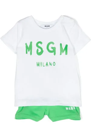 Msgm Conjunto con logo estampado