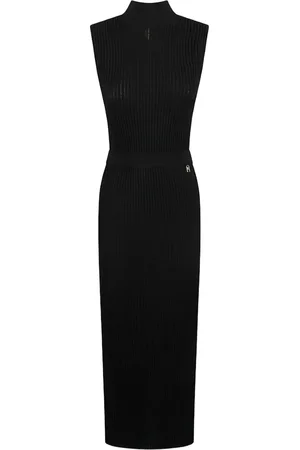 Elisabetta Franchi Vestido largo de canalé