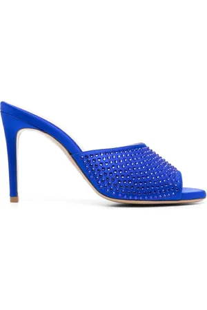P.A.R.O.S.H. Mules con tacón de 110mm y apliques de cristal