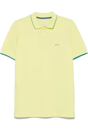 sun68 Polo con ribete en contraste