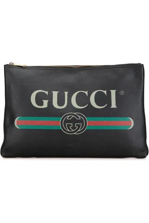 Gucci Bolso de mano Gucci Logo de cuero 2000-2015