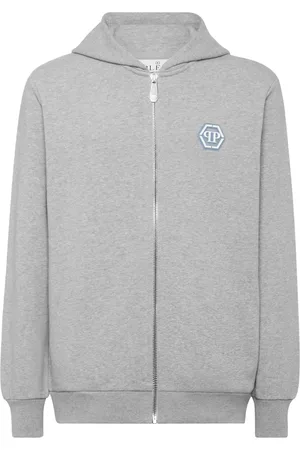 Philipp Plein Sudadera con capucha y cremallera