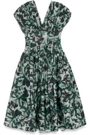 Amsale Vestido estilo corsé con cintura caída