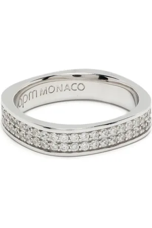 APM Monaco Anillo Chunky en pavé