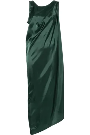Maison Margiela Vestido largo asimétrico