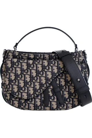 Dior Bolso satchel Soft Saddle mini de lona con monograma Oblique 2021
