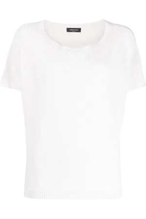 Fabiana Filippi Camiseta con aberturas laterales