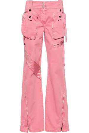 BLUMARINE Pantalones cargo de talle bajo