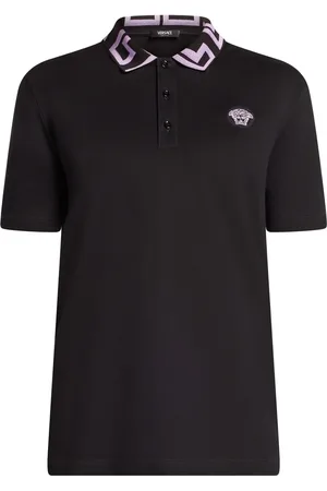 VERSACE Polo con bordado Medusa