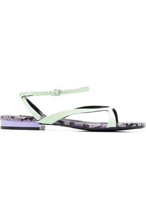 Sergio Rossi Sandalias Sr Aracne con estampado de piel de serpiente