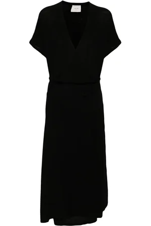 ALYSI Vestido midi cruzado