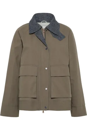 Brunello Cucinelli Chaqueta con cuello alzado
