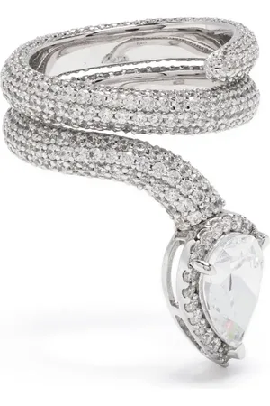 APM Monaco Anillo con detalle de cristales