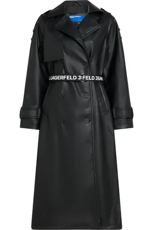 Karl Lagerfeld Gabardina con pliegues