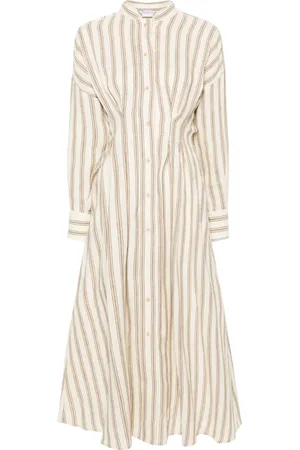 Max Mara Vestido a rayas