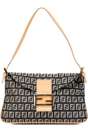 Fendi Bolso de hombro Zucchino Canvas 2000-2010