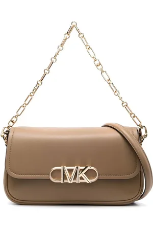Michael Kors Bolso de hombro con placa del logo