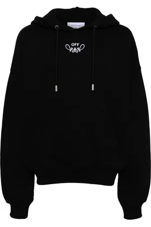OFF-WHITE Sudadera bordada con capucha