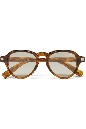 Ermenegildo Zegna Gafas de sol con montura redonda