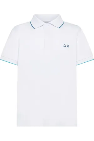 sun68 Polo con diseño de algodón stretch