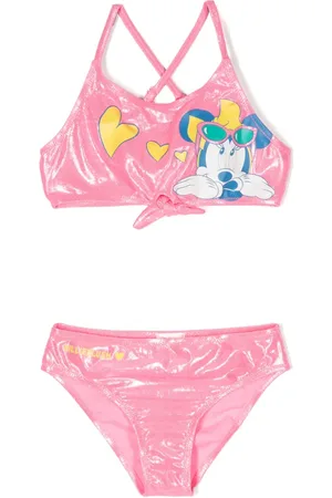Billieblush Bikini con purpurina y dibujo estampado