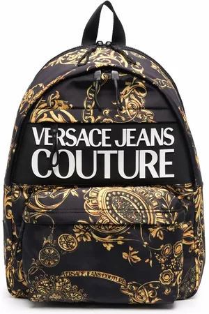 VERSACE Mochila con estampado Barocco y cremallera