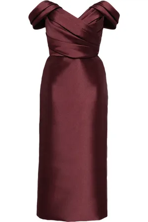 Amsale Vestido con hombros descubiertos