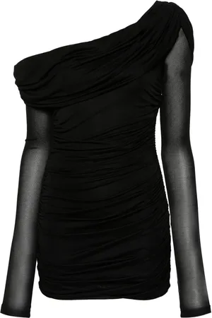 BLUMARINE Vestido corto drapeado