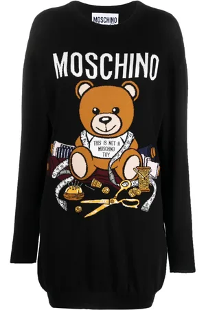 Moschino Vestido corto en intarsia