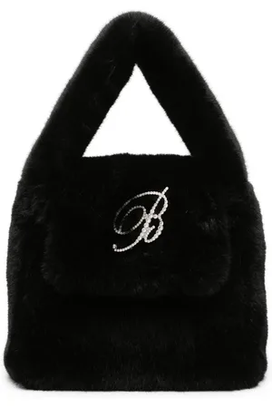 BLUMARINE Bolso shopper con letras del logo