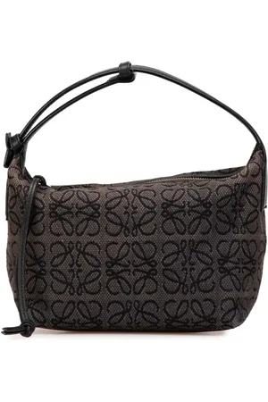 Loewe Bolso de mano Cubi Bag pequeño con lona Anagram 2021
