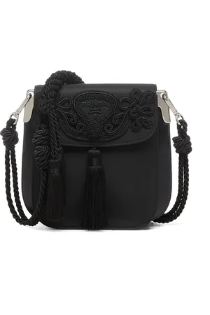 Prada Bolso de hombro con logo bordado