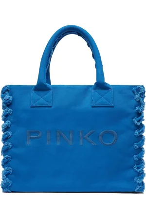 Pinko Bolso de playa con logo bordado