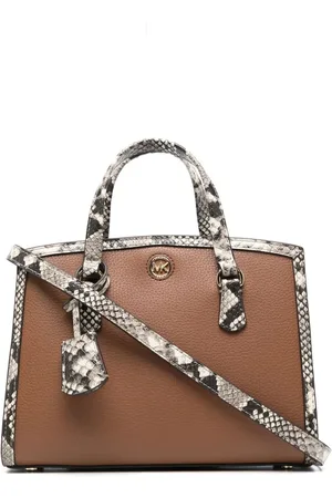 Michael Kors Bolso de mano con motivo de piel de serpiente