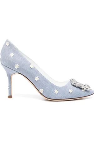 Manolo Blahnik Zapatos Hangisi con tacón de 85 mm