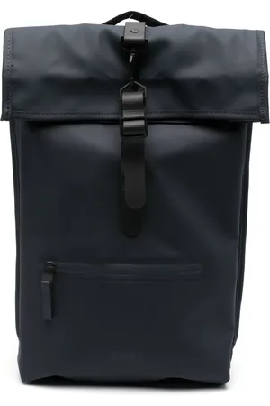 Rains Mochila Rolltop con logo en relieve