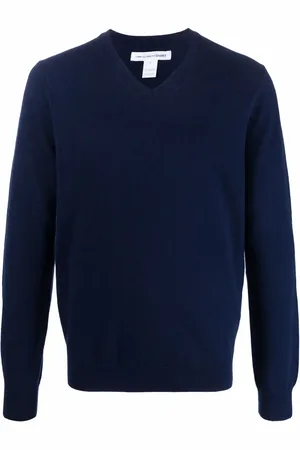 Comme des Garçons Jersey de punto fino con cuello en V
