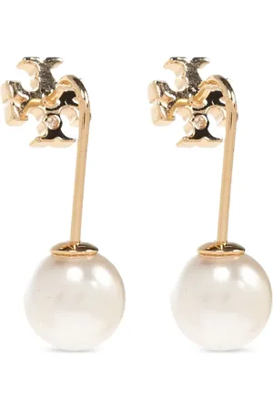 Tory Burch Pendientes Pearl Front-Back