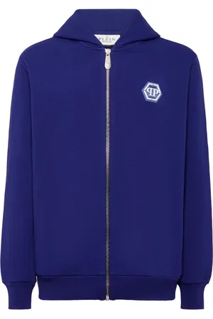 Philipp Plein Sudadera con capucha y cremallera