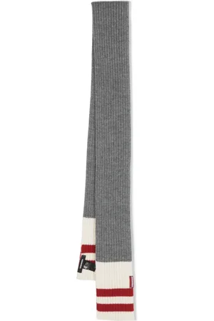 Dsquared2 Bufanda cruzada con detalle de rayas