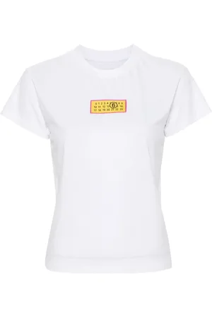 Maison Margiela Camiseta con aplique de números