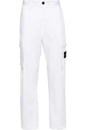 Stone Island Pantalones rectos con bolsillos