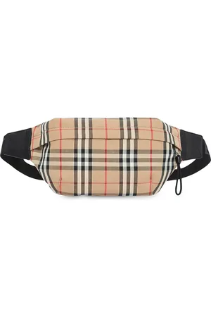 Burberry Riñonera mediana a cuadros vintage