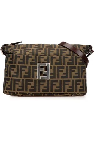 Fendi Bandolera de lona con monograma Zucca característico 2010-2024