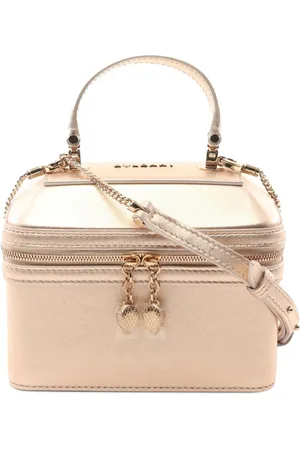 Bvlgari Bolso satchel Vanity Bag metalizado de piel 2000-2024