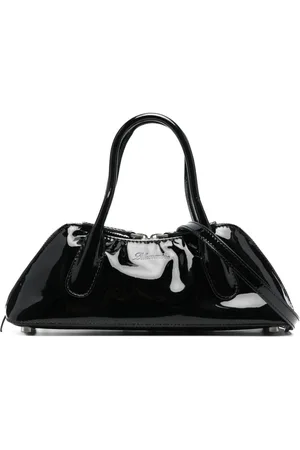 BLUMARINE Bolso shopper con acabado brillante