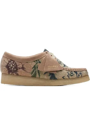 Clarks Botas Wallabee Beige Floral