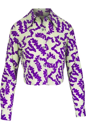 ODEEH Camisa corta con motivo floral